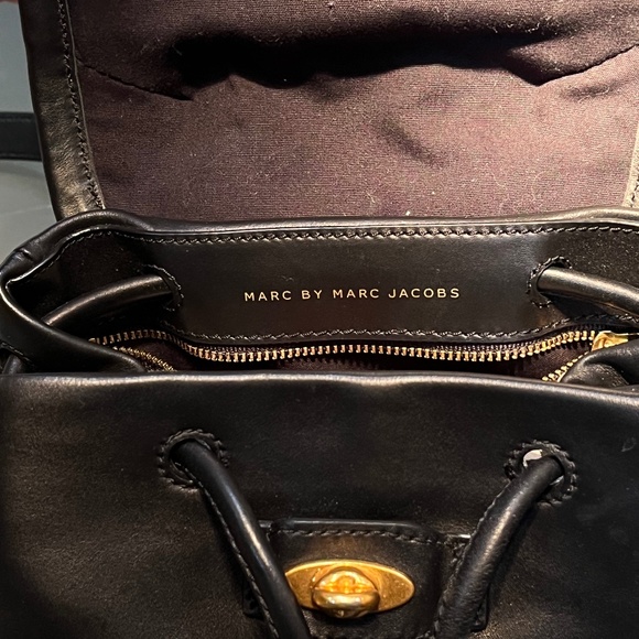 Marc by Marc Jacobs Luna Mini Leather Backpack Black 100% Cow Leather main image 8